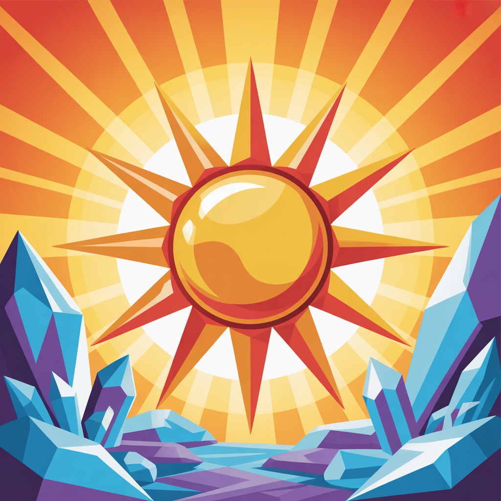 Crystal Sun Asteroid